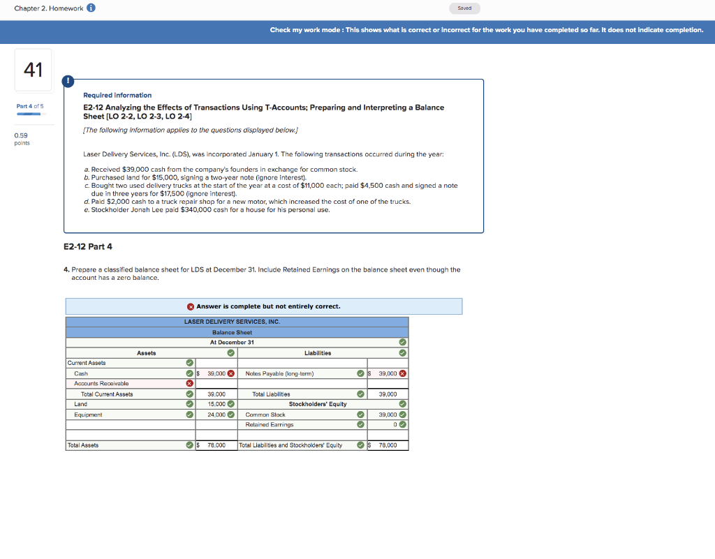 of Transactions Using T-Accounts; Preparing and Interpreting a Balance Sheet [LO 2-2,