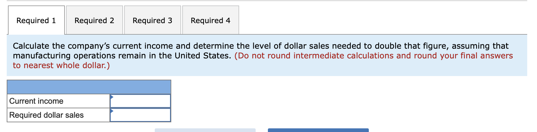 data relate to the period just ended when the company produced and