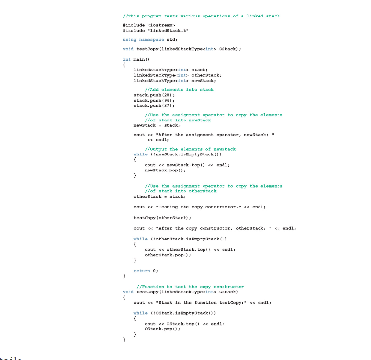 Modify the stack implementation such that it uses a vectors as the