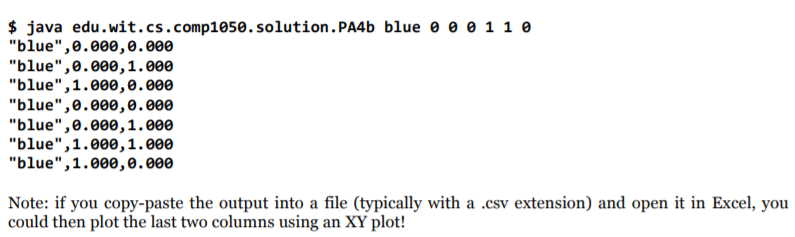 final private String color; final private String shapeName; final public static double