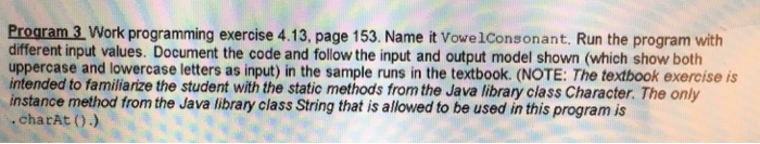 comments throughout explaining what is happening. Thank you! (Vowel or consonant?) Write