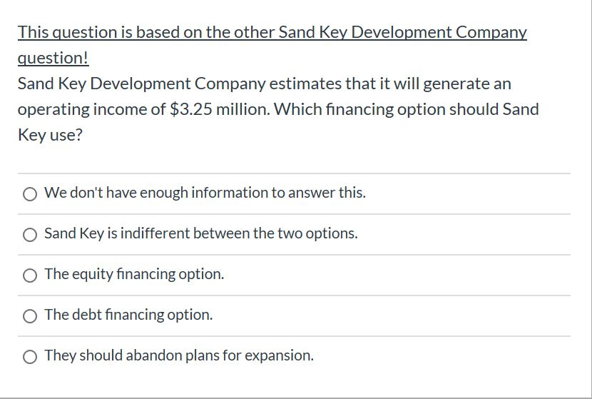 Company has a capital structure consisting of $20 million of 10% debt