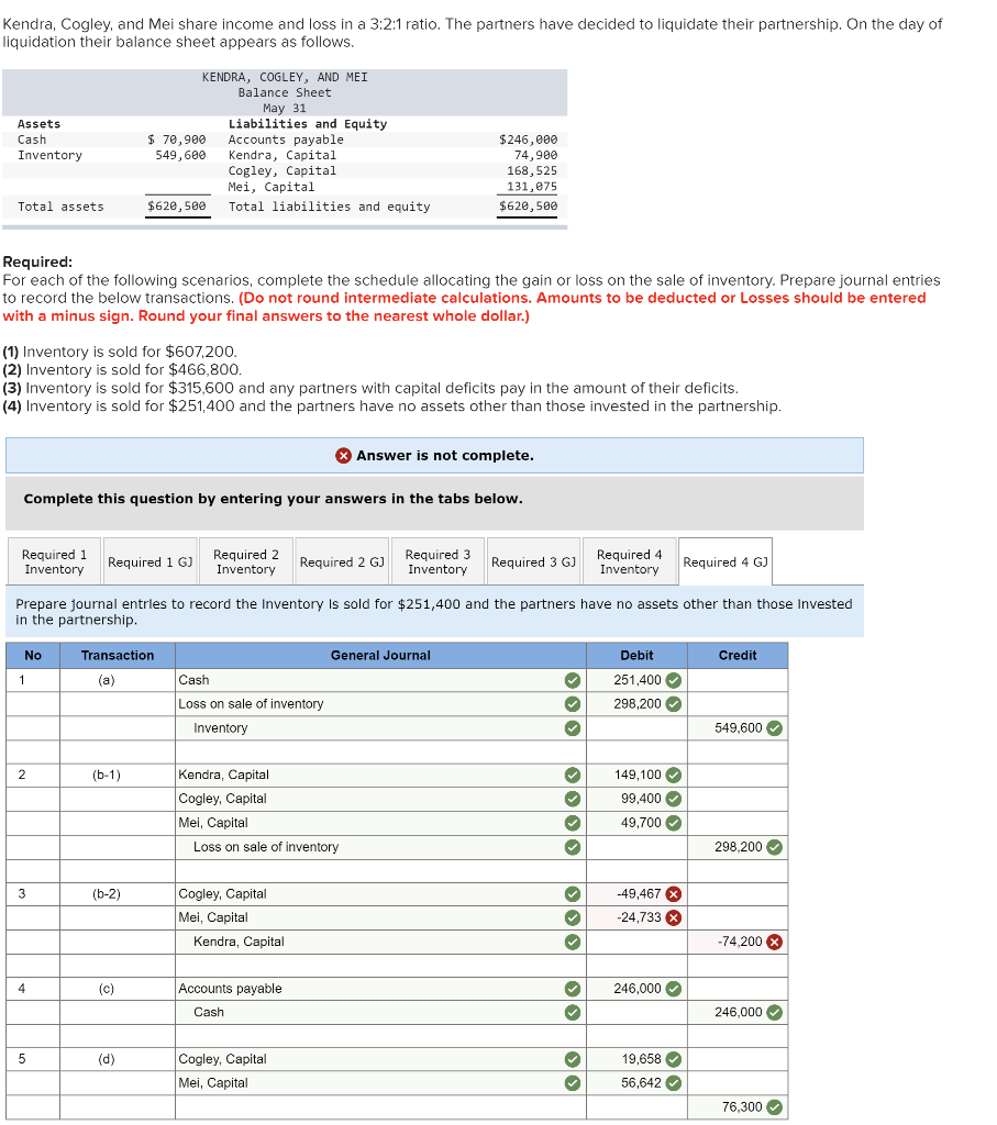 share income and loss in a 3:2:1 ratio. The partners have decided