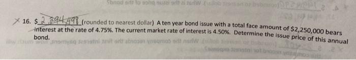 help Shadow 16. $ 2.994498 crounded to nearest dollar) A ten year