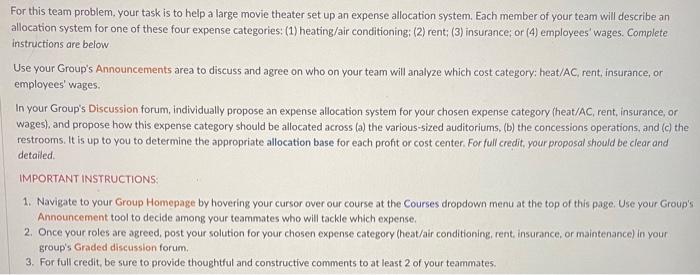 Do Heating/air conditioning!!! For this team problem. your task is to help