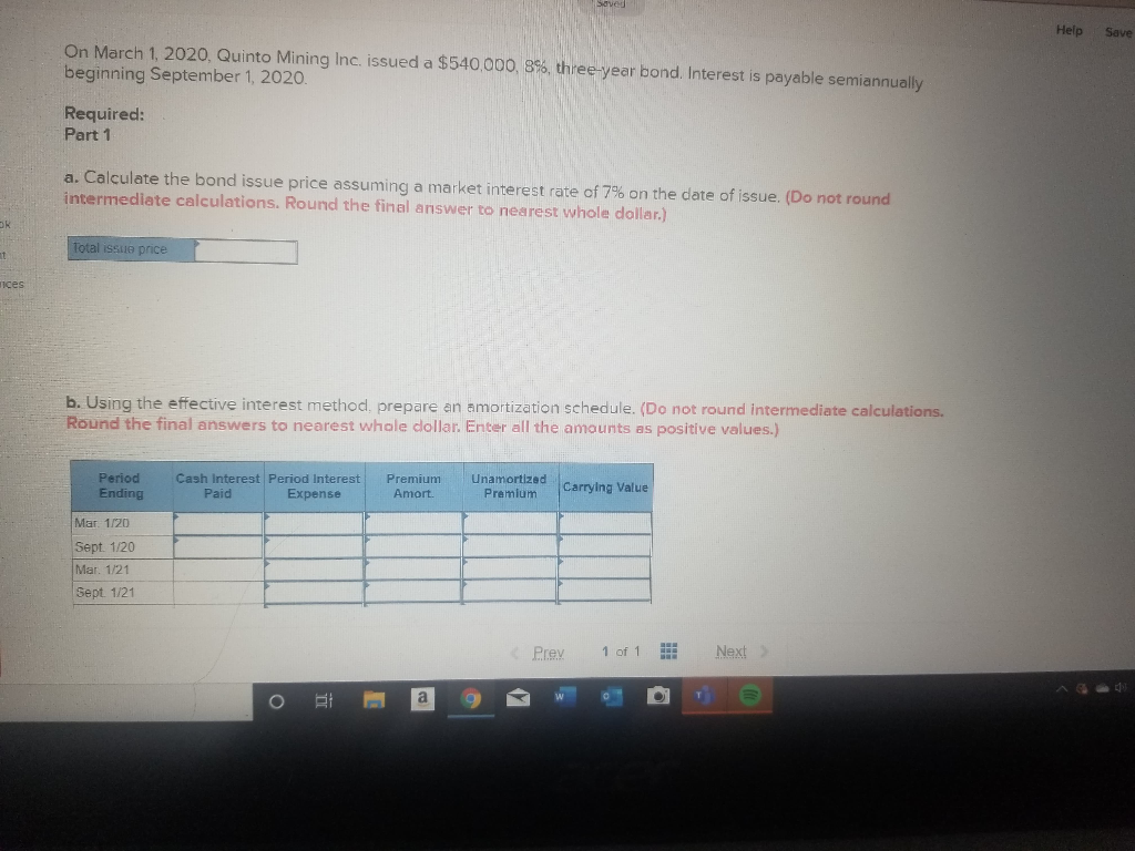  Help Save On March 1, 2020, Quinto Mining Inc. issued a