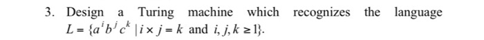 it decides the language L = {0?" | n 20;. recognizes the