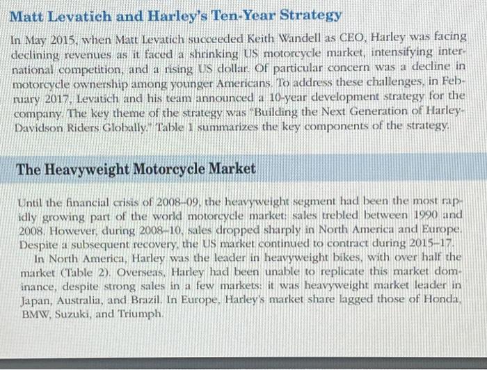 arganization's growth and profitobility? TABLE 4 Harky-Davidron's dealembip network, 2006-17 facilities. Dealers