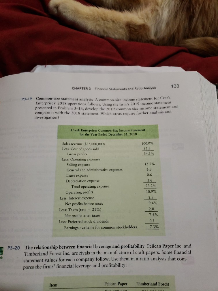  133 CHAPTER 3 Financial Statements and Ratio Analysis Common-size statement analysis