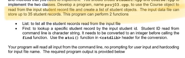  very confused? please help. C++ implement the two classes. Develop a