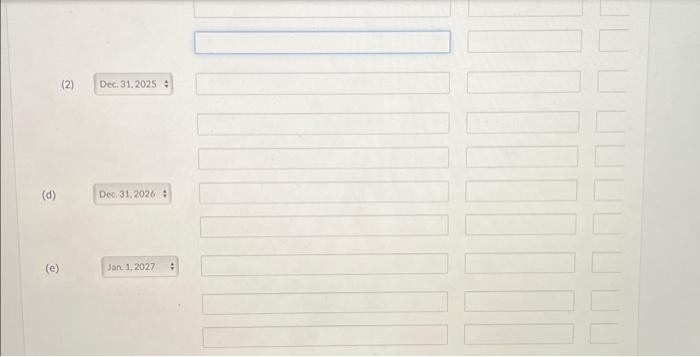 to amortize discount or premium. On January 1,2027, Buffalo Company sold the