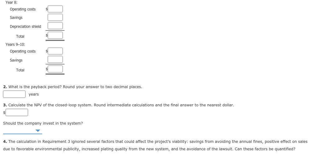 answered. Please refund my question. Thank you Pollution Prevention, P2 Investment Heaps