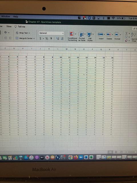 Chapter 47- Sparklines te Home Insert Draw Page Layout Formulas Data Review