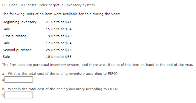 Help me with these three problems, please!! FIFO and LIFO costs under