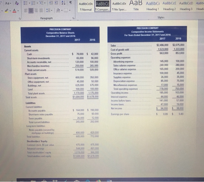 (Return on total assets is defined in ACCTI10-Accounting Principles Chapter 1). 1b.