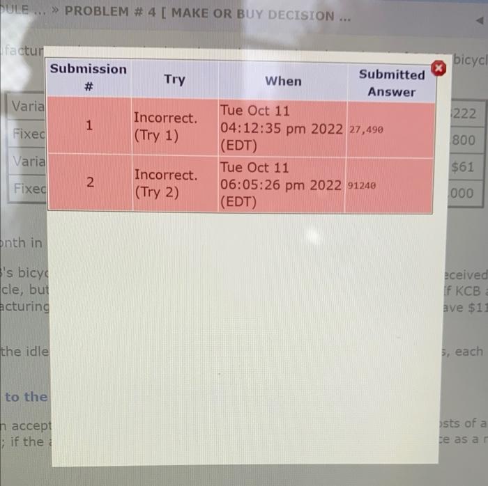 of the incorrect answers! I will rate well :) KCD expects to
