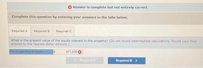 can get part a&b? The NOI for a small income property is