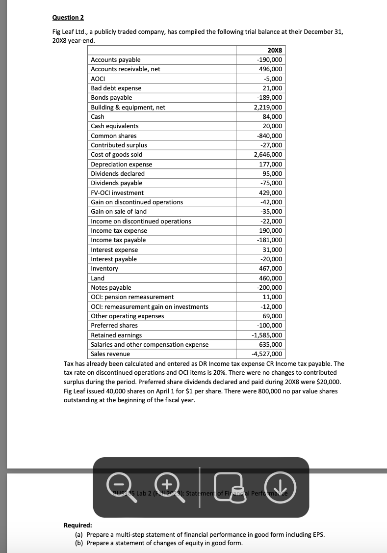 Please help with Question 2. Parts a and b. Thank you Fig