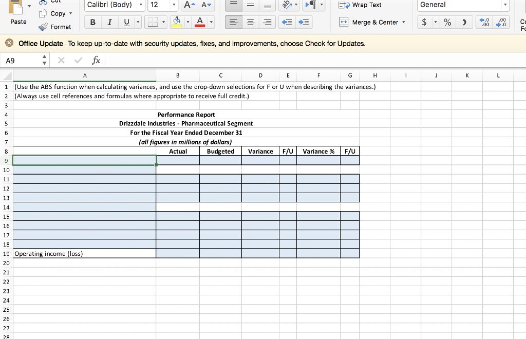 choose Check for Updates. C6 A fix Sales Performance Evaluationn 2Prepare a