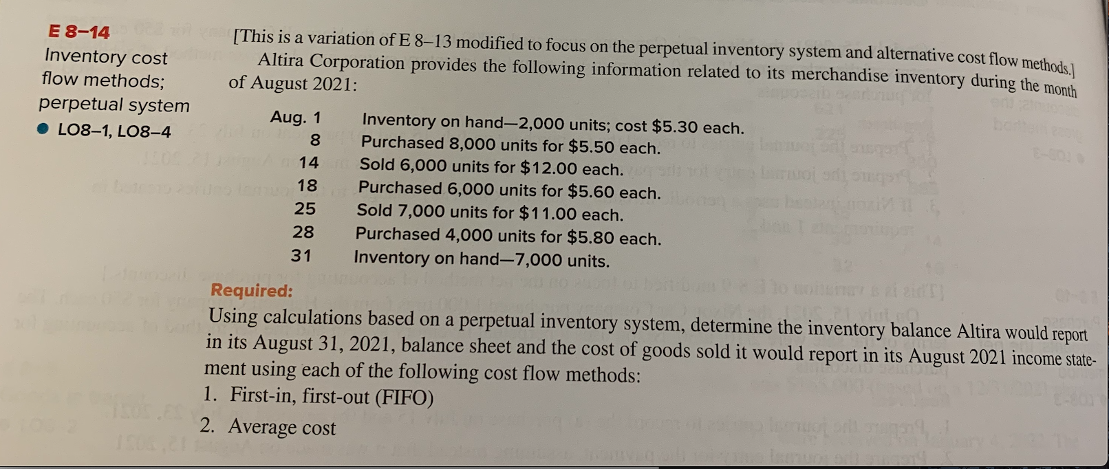 E 8-14 [This is a variation of E 8-13 modified to