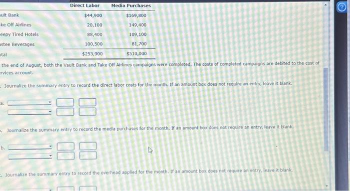 for the month. If an amount box does not require an entry,