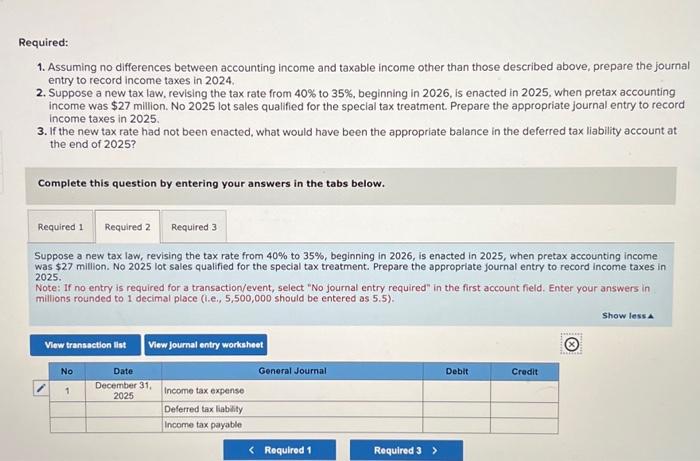 statement effects [LO16-2, 16-6] Dixon Development began operations in December 2024. When