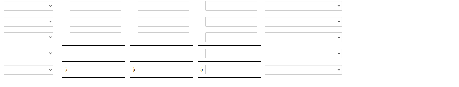 actual results with budget data based on the flexible budget. (List variable