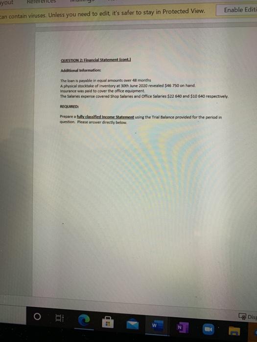 Mailings Review View Help viruses. Unless you need to edit, it's safer