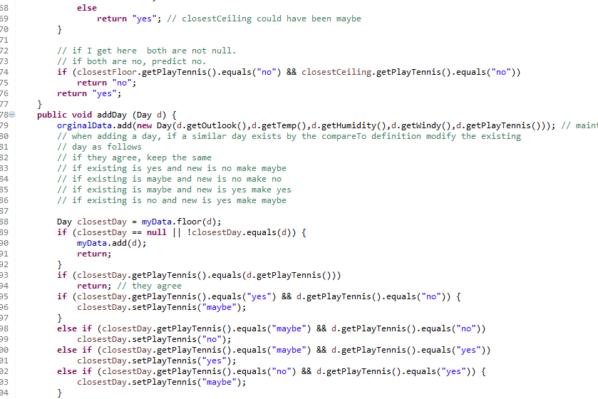 (temp-80 && rhs.getTemp)-85) return 1; if (humidity>-85 && rhs.getHumidity() myData; // data