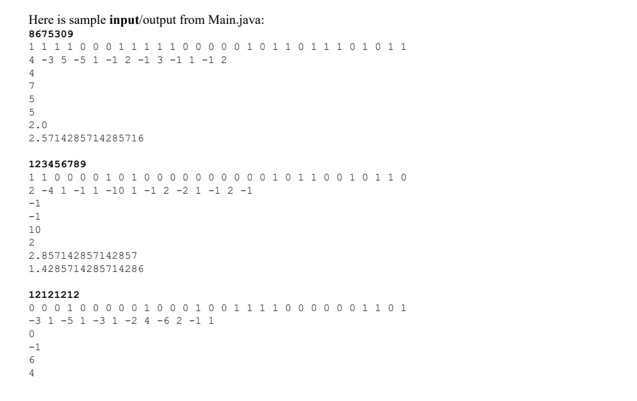 FlipStats(int [] d) { data = new int[d.length]; runTrack = new int[d.length];