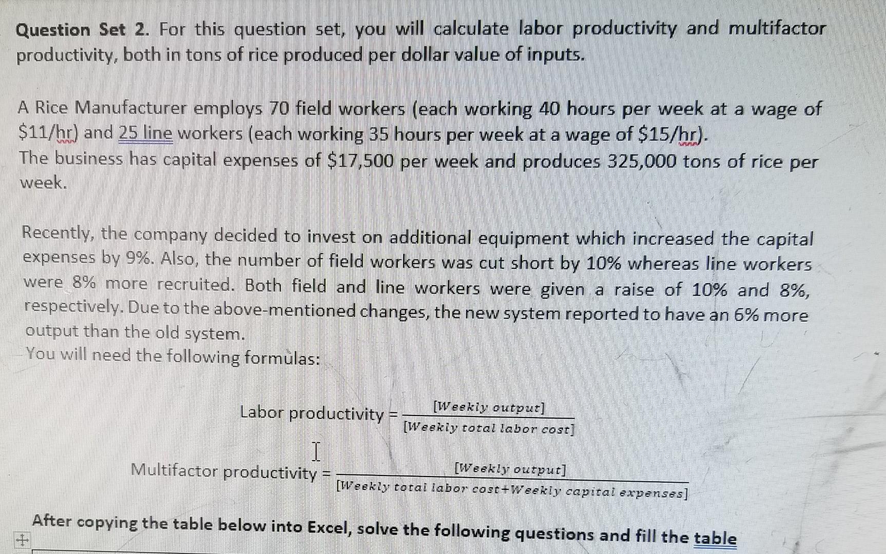  pls help Question Set 2. For this question set, you will