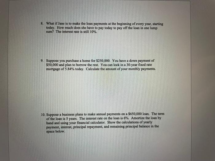 from an annaity due? Where do we run into annuities - give