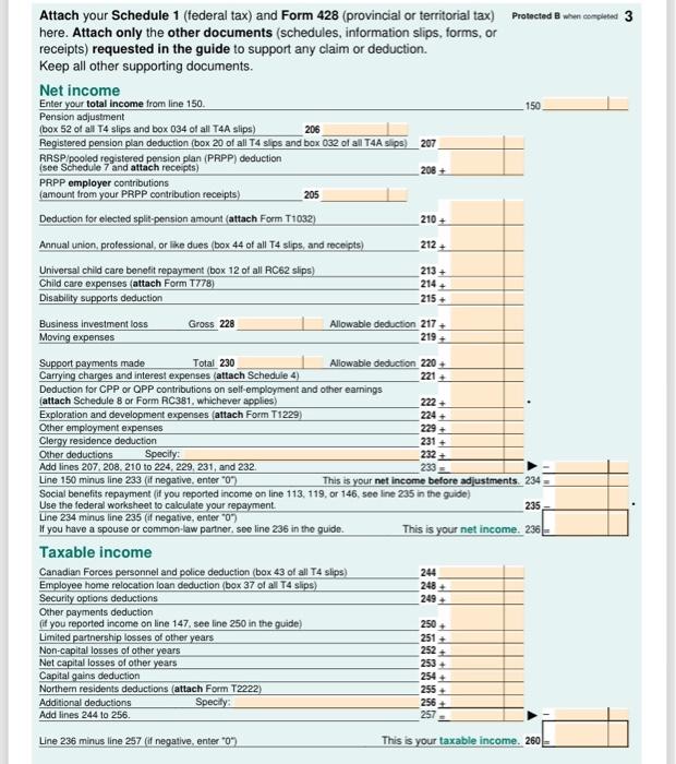 the information from her T4 slip. Business Income In addition to working
