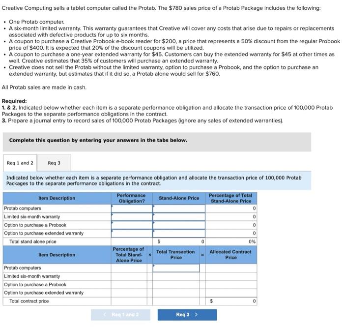  Creative Computing sells a tablet computer called the Protab. The $780