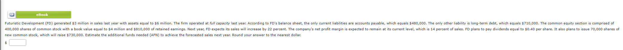  Futuristic Development (FD) generated $3 million in sales last year with