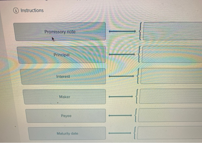  Instructions Promissory note Principal Interest ||||| Maker Payee Maturity date Maker