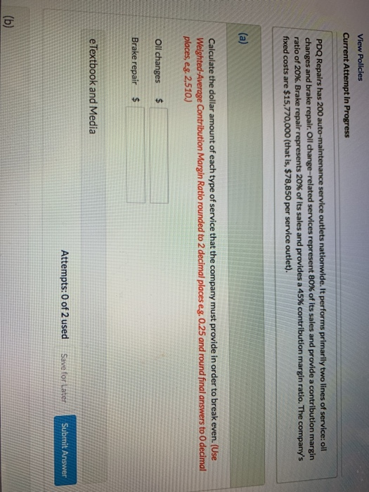 View Policies Current Attempt In Progress PDQ Repairs has 200 auto-maintenance
