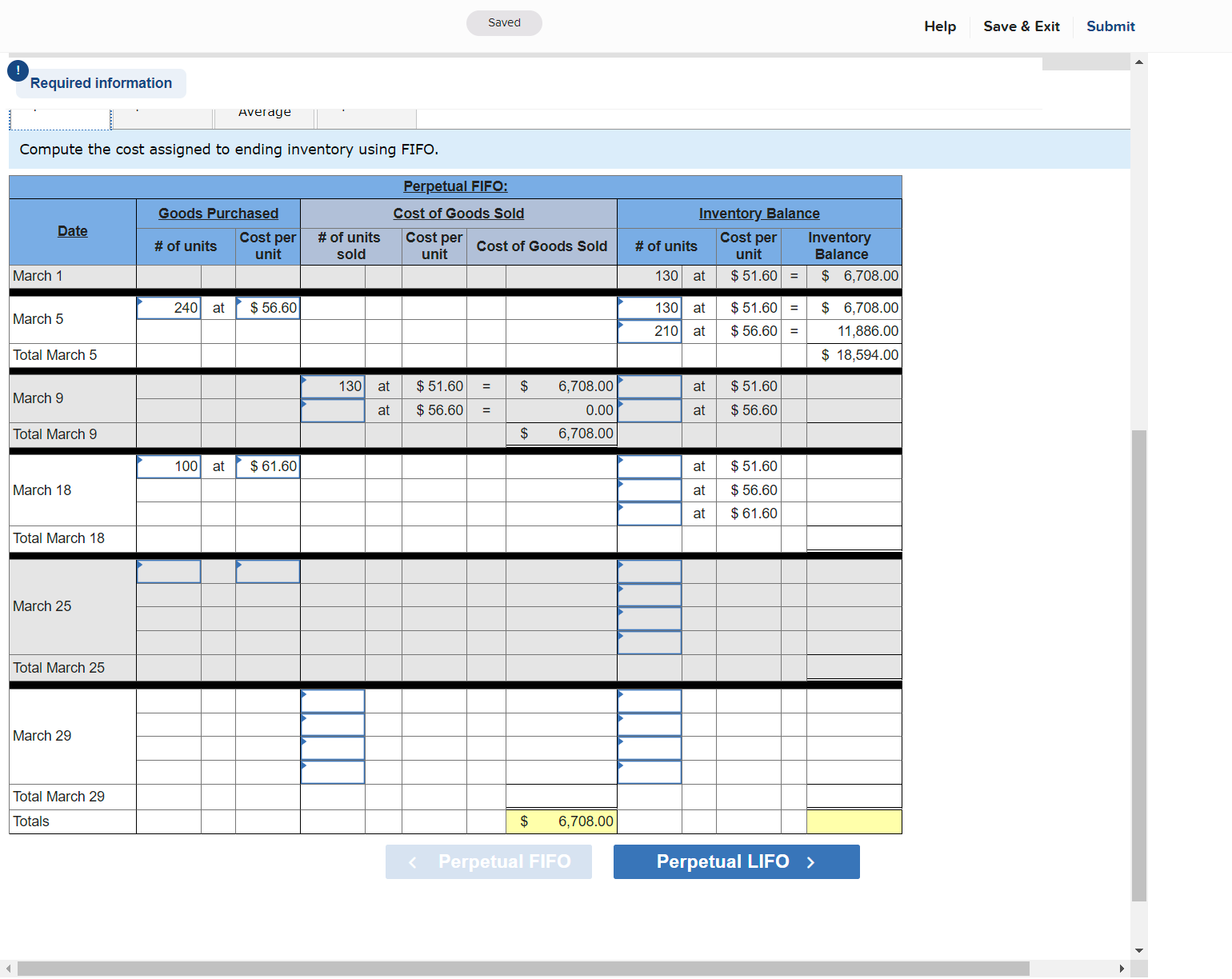 [The following information applies to the questions displayed below.] Warnerwoods Company uses