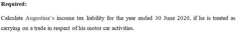 from his employment on 15 March 2020. He is a motor car