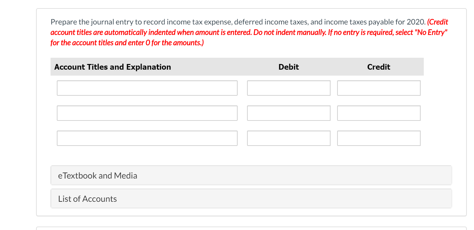began 2020 with a $37,720 balance in the Deferred Tax Liability account.