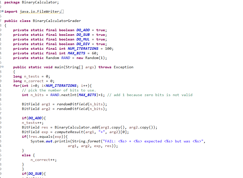 || null == b || a.size() != b.size()){ throw new IllegalArgumentException("BinaryCalculator.add(a,b): a
