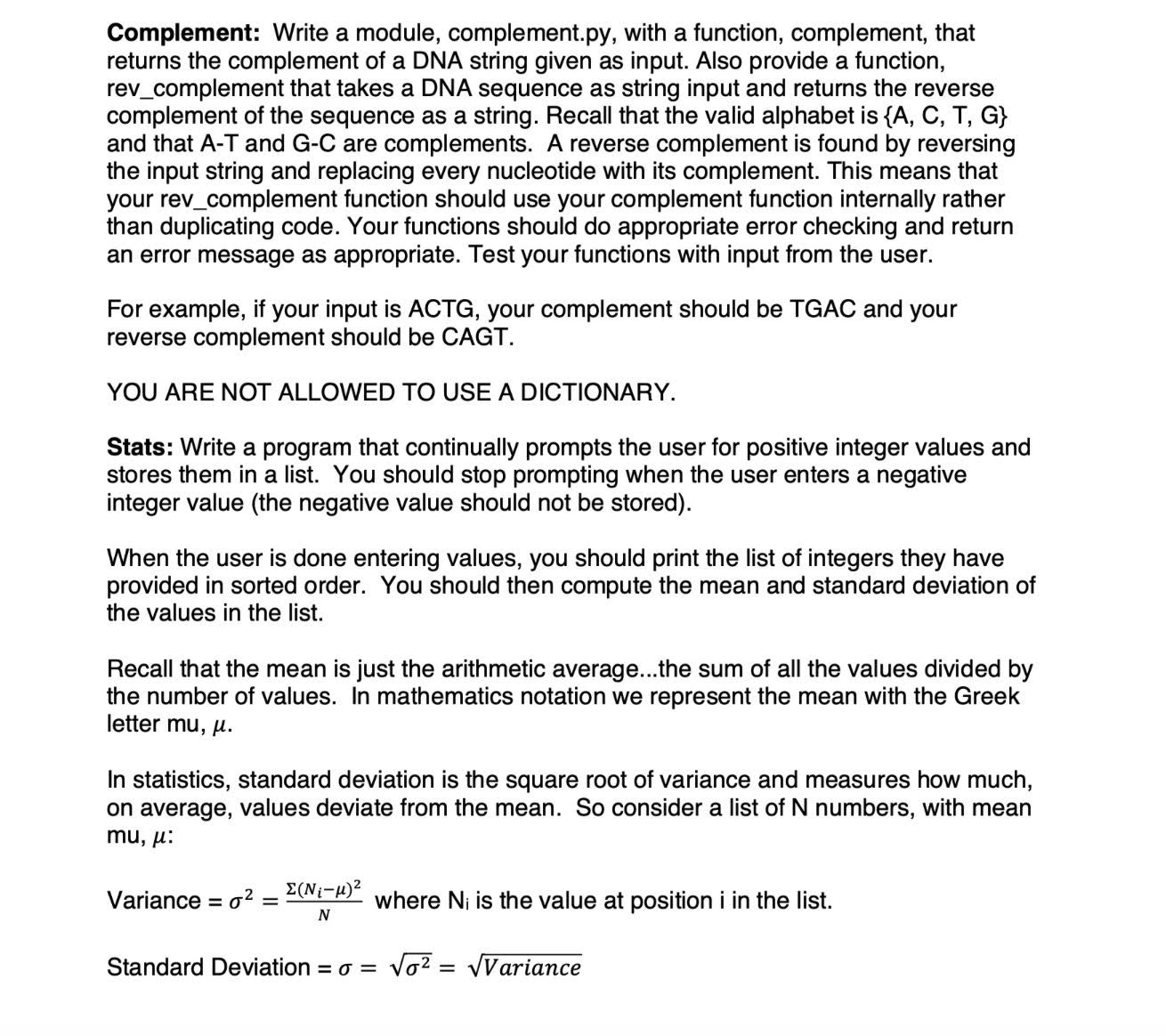  Overview This assignment will require you to combine your knowledge of