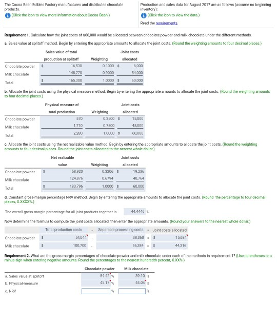  please help with requirement 2 ( solving gross margin % for