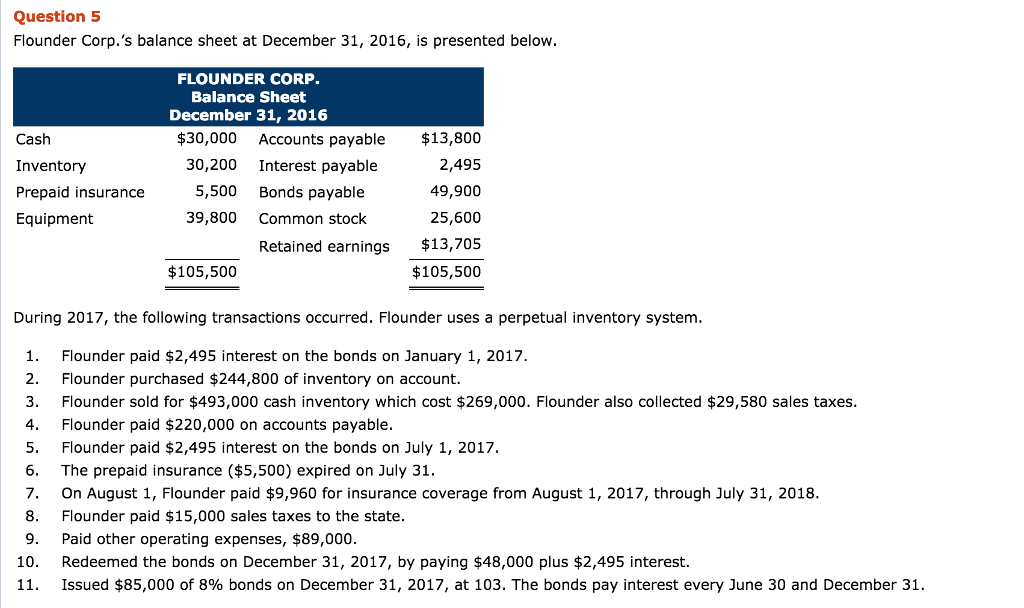 sales revenue.) (To record cost of goods sold.) 4. 5. 7. 8