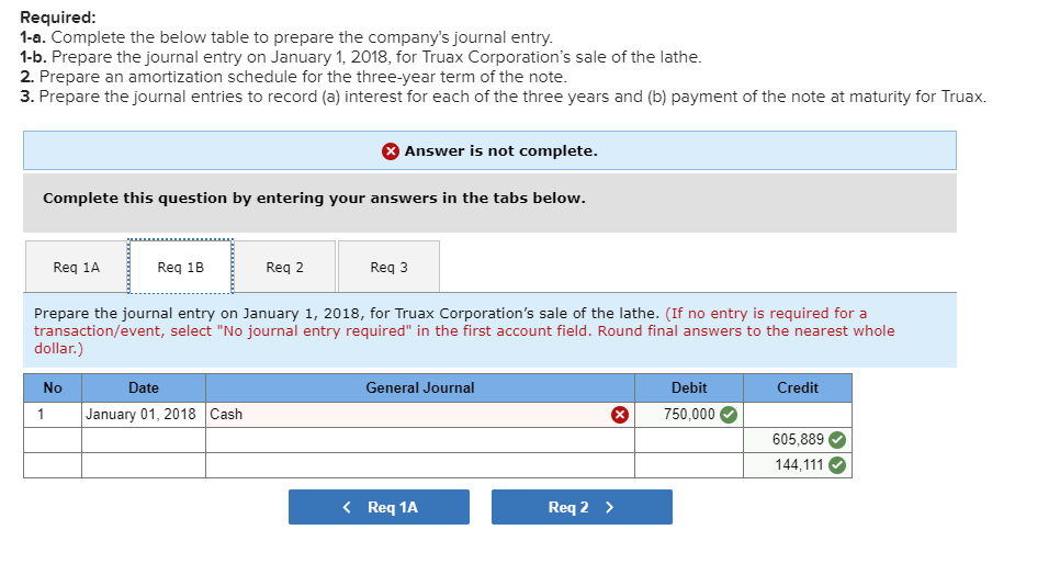 in year 2. 3.Record the interest in year 3. 4. Record the