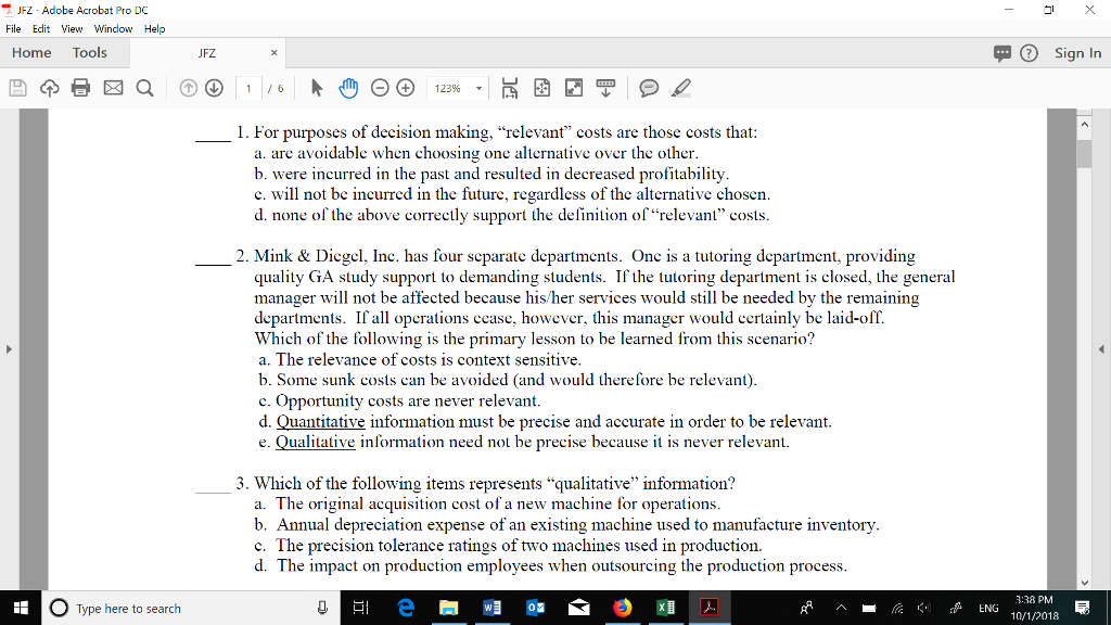 JFZ-Adobe Acrobat Pro DC File Ecit View Window Help Home Tools