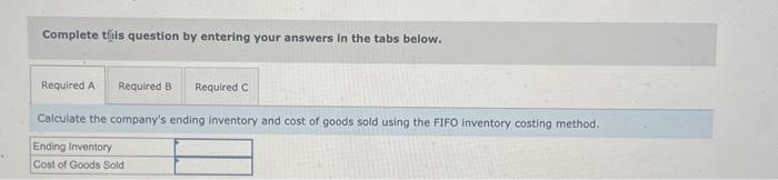 Maynor Company, whicg uses a periodic inventory system Consider the following information