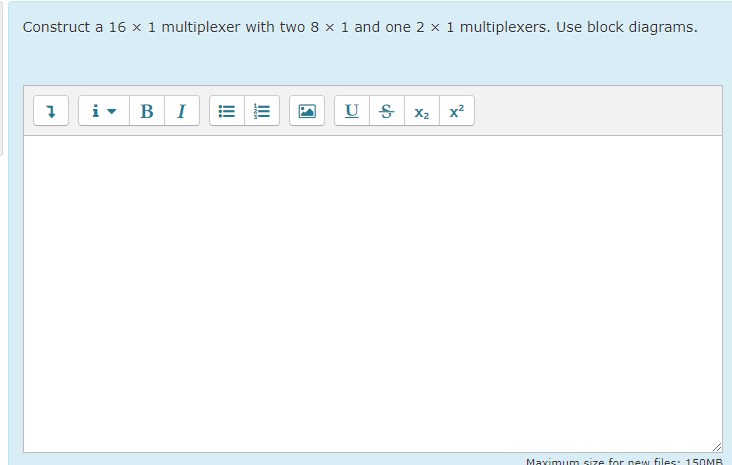  Construct a 16 x 1 multiplexer with two 8 x 1