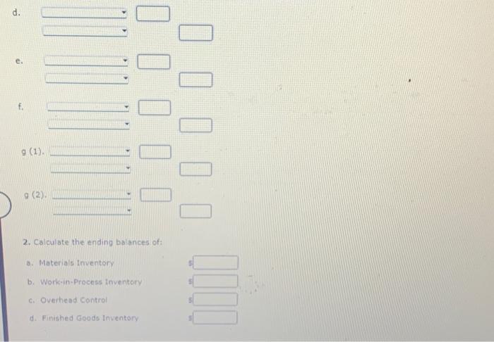 the nremedimn eusonte, 1. Prepare the journal entries for the preceding events.
