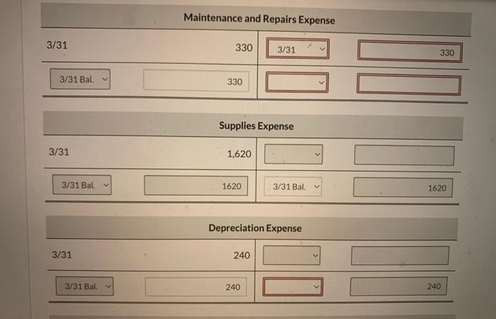 5787 Insurance Expense Salaries and Wages Expense Rent Expense Interest Expense (To
